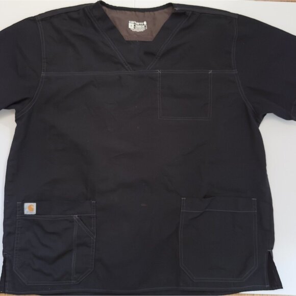 Carhartt Men's Ripstop 4-Pocket V-Neck Scrub Tops Size XL Lot Of 3 C15208 READ - Picture 5 of 10
